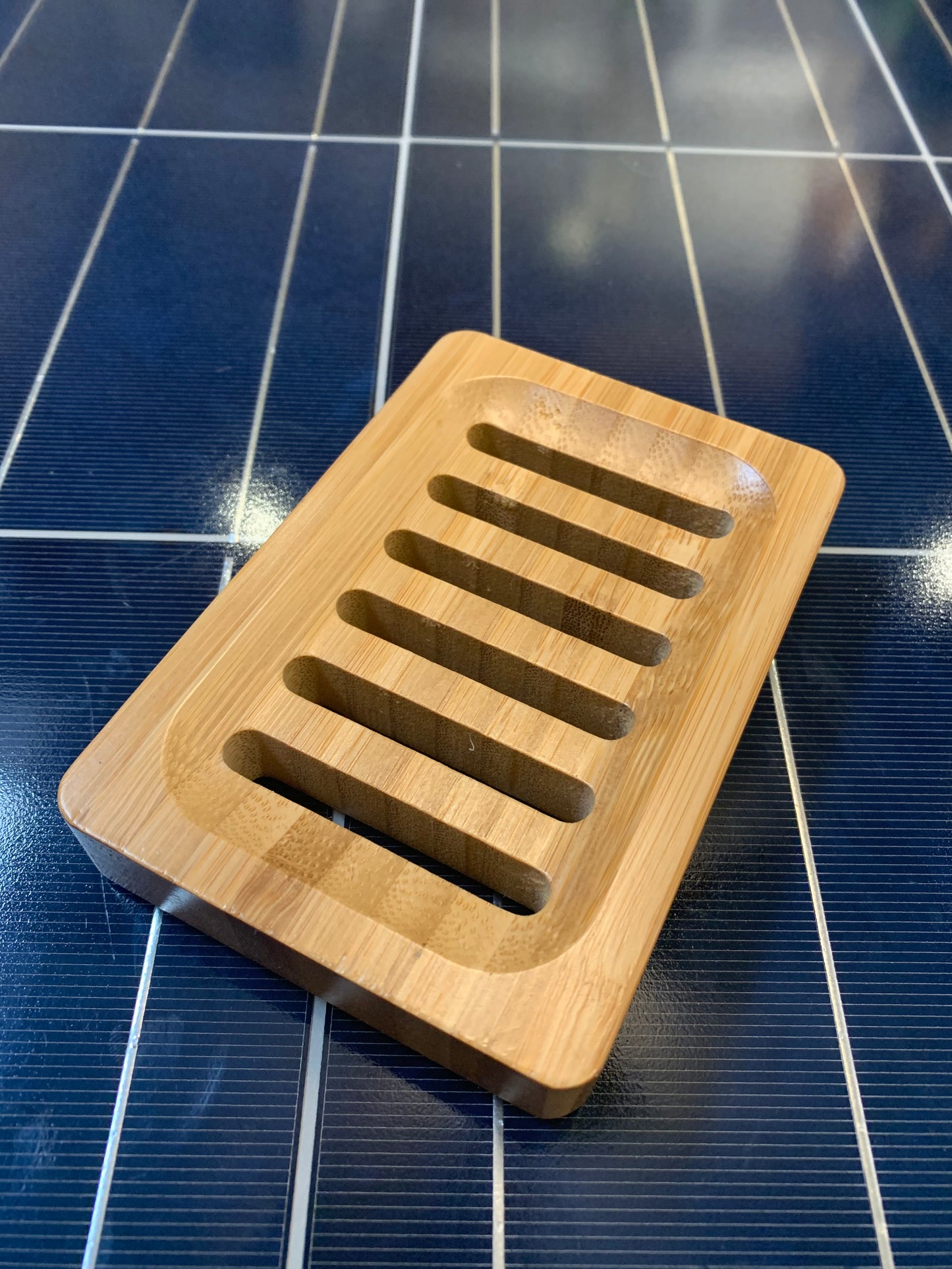 Soap Dish - Large Rectangular Bamboo